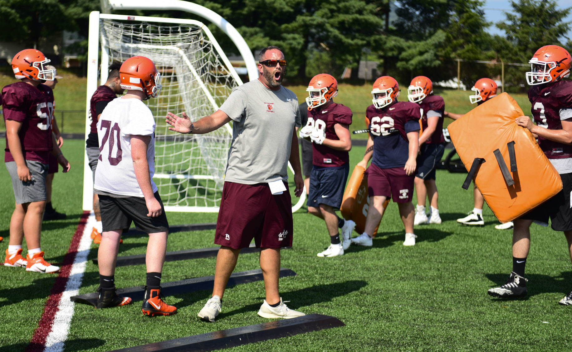 William Byrd football coach Brad Lutz